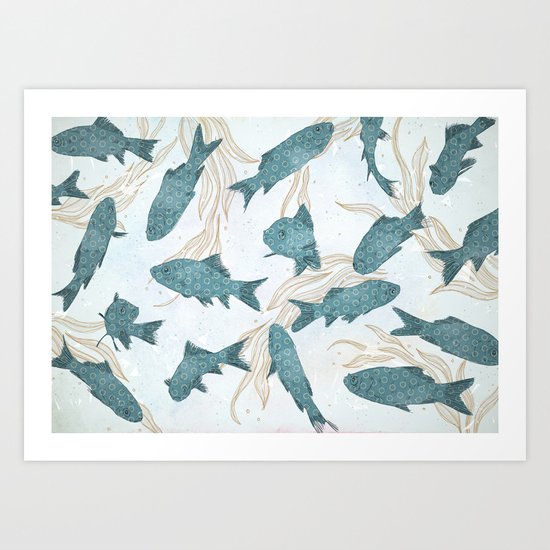 Bluefish Art Print