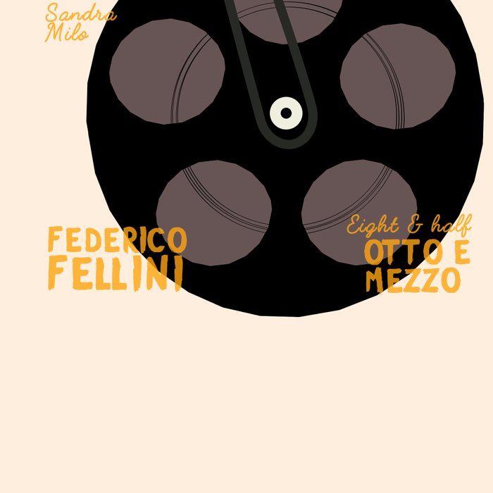Federico Fellini 8 E 1 2 Eight And Half Italian Movie Poster 8