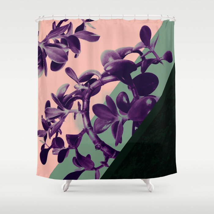 Jade there Shower Curtain