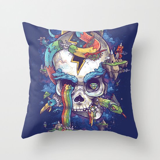Strangely familiar Throw Pillow