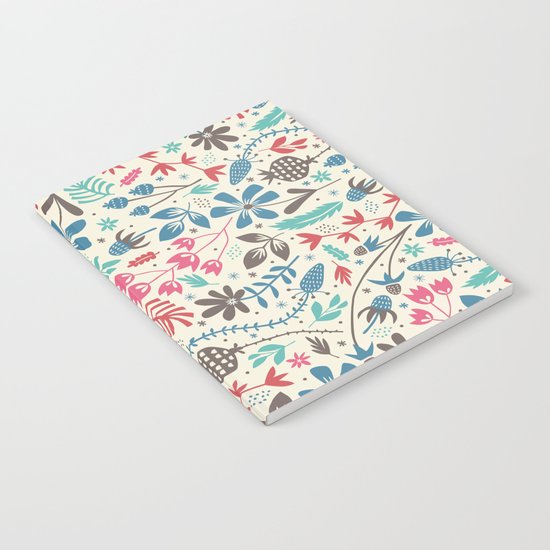 Retro Blooms Notebook
