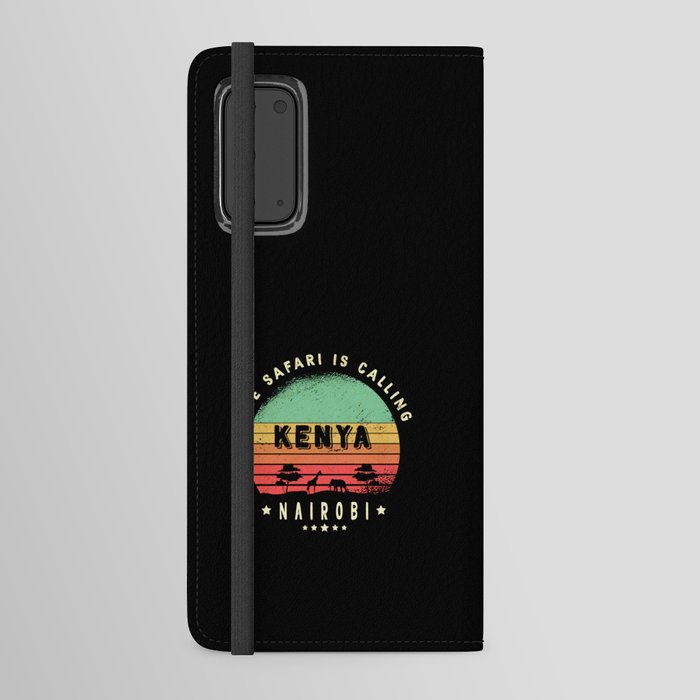 Nairobi Kenya Safari Design Android Wallet Case