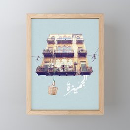 Flying Basket - Beirut Framed Mini Art Print