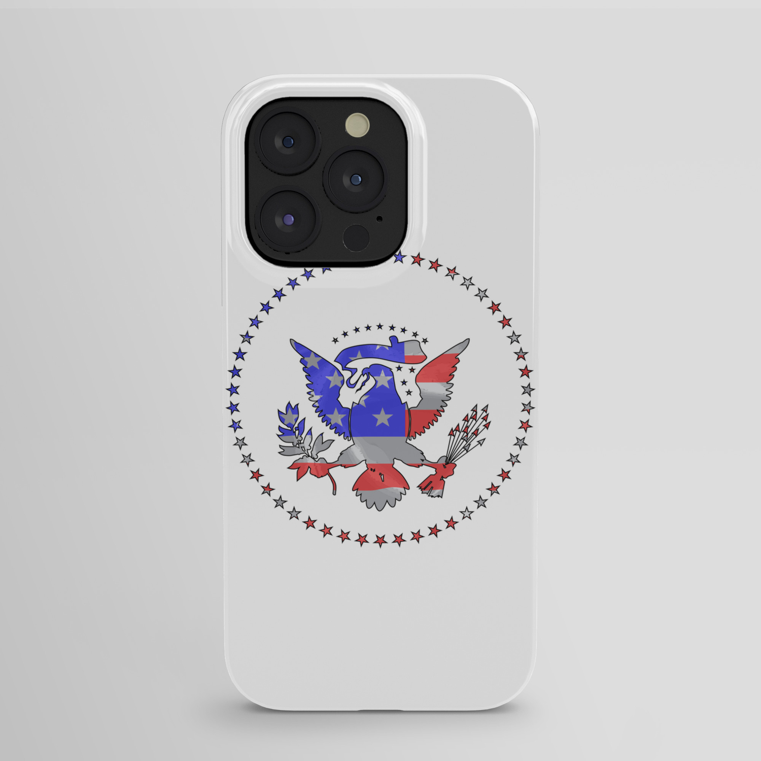 overspringen bloed compleet Stars And Stripes Inset Into American Eagle Icon iPhone Case by HomeStead  Digital | Society6