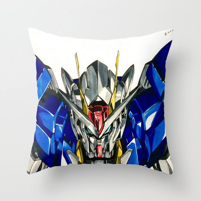 Gundam 00 Throw Pillow