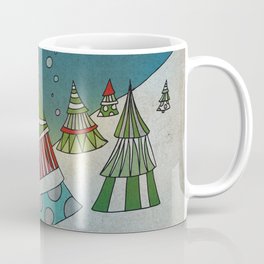 Winter Night on Mountains Mug