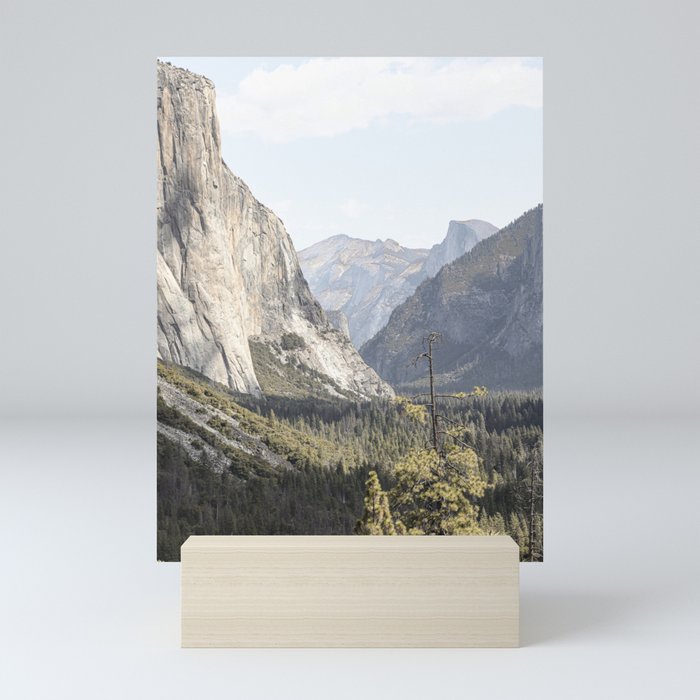 El Capitan Yosemite National Park Photo | California USA View Art Print | Nature Travel Photography Mini Art Print