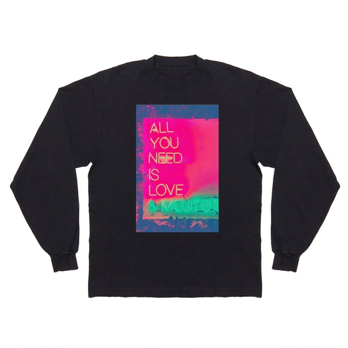 All we need is love and mojitos pink, dreams, pastel, love, cute,  Long Sleeve T Shirt