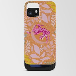 Tiger Moon in Tangerine iPhone Card Case