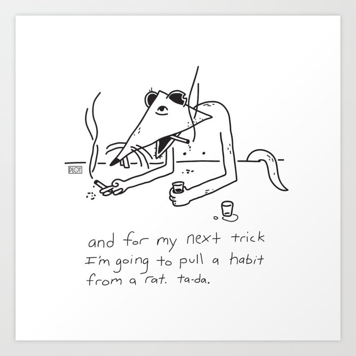 Rat Bastard Art Print