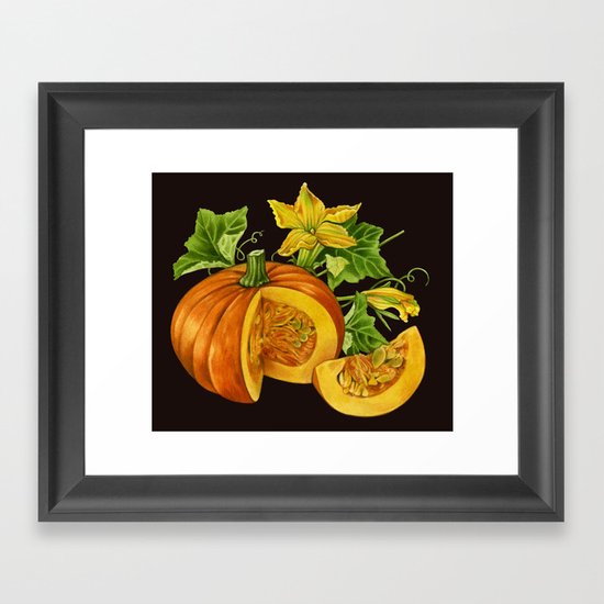 Pumpkin Framed Art Print