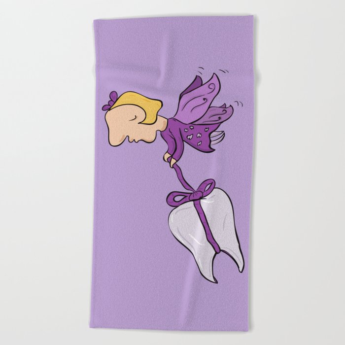 Tooth fairy Beach Towel