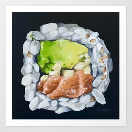 Sushi Roll Art Print