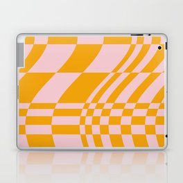 Abstraction_OCEAN_WAVE_YELLOW_ILLUSION_LOVE_POP_ART_0615A Laptop Skin