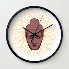 Spiritual Mind power of Buddha Wall Clock