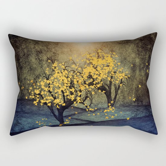 Yellow Autumn Rectangular Pillow
