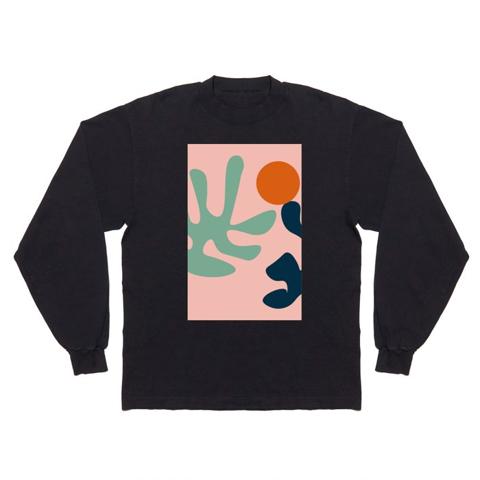 8 Abstract Shapes 211213 Minimal Art  Long Sleeve T Shirt
