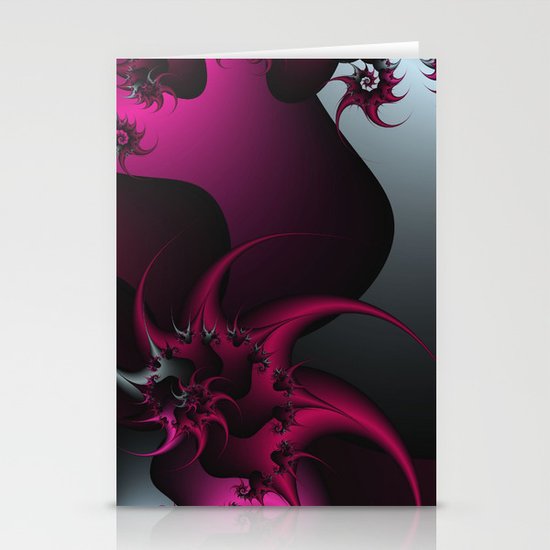 Pink Snail Stationery Cards