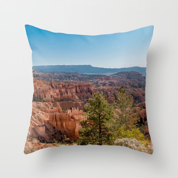 View over Bryce Canyon National Park Throw Pillow