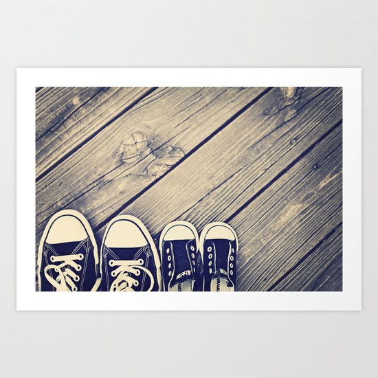 Like Father Like Daughter Art Print