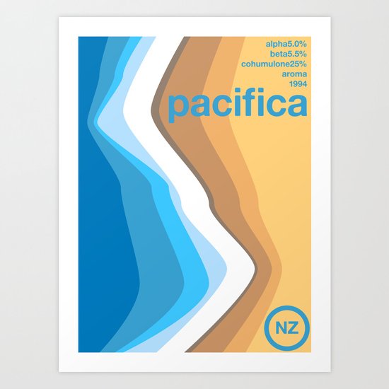 pacifica single hop Art Print