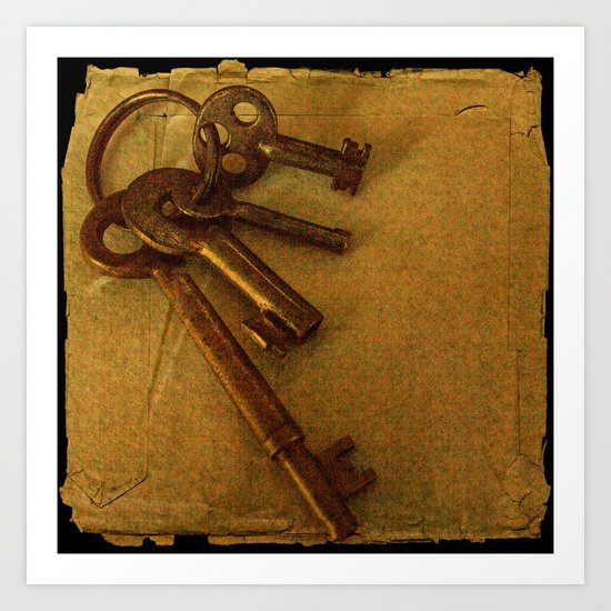 Old keys Art Print