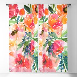 bouquet of huge peonies Blackout Curtain
