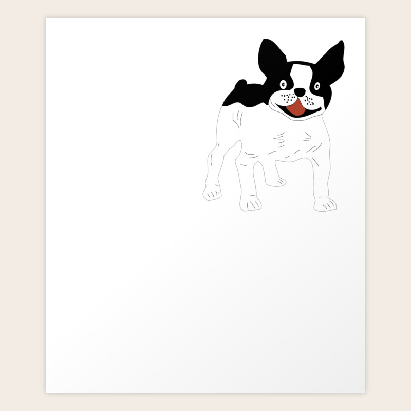 Love Boston Terrier Mom Dad Dog Puppy Art Print By Kayelex Society6