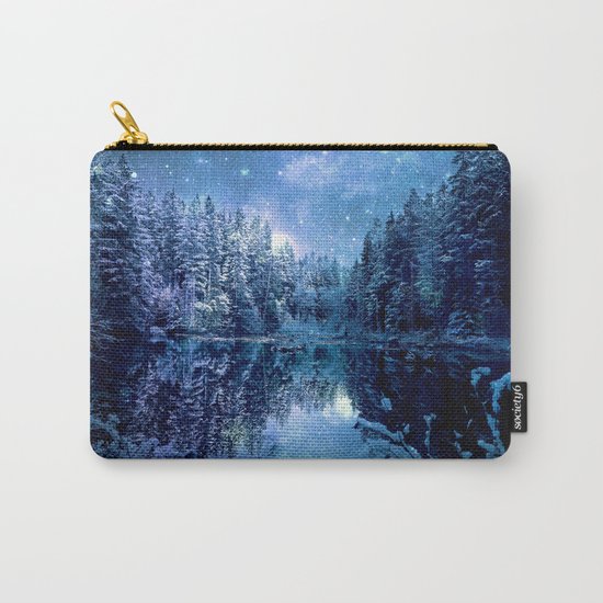 Magical Wintry Forest Carry-All Pouch