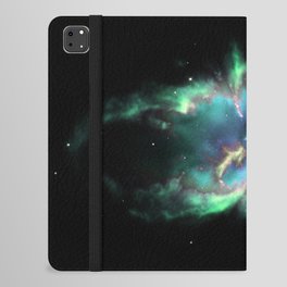 Mint Green Periwinkle Planetary Nebula ngc_2818  iPad Folio Case
