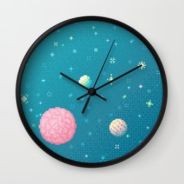 Brain Planet (8bit) Wall Clock