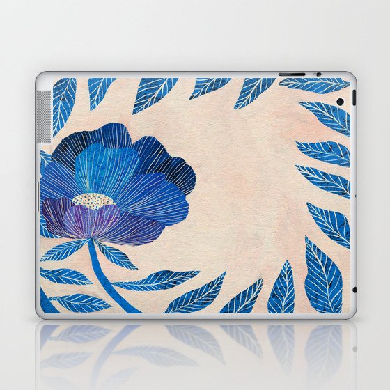 My Blue Flower Laptop & iPad Skin