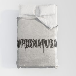 Supernatural monochrome Comforter