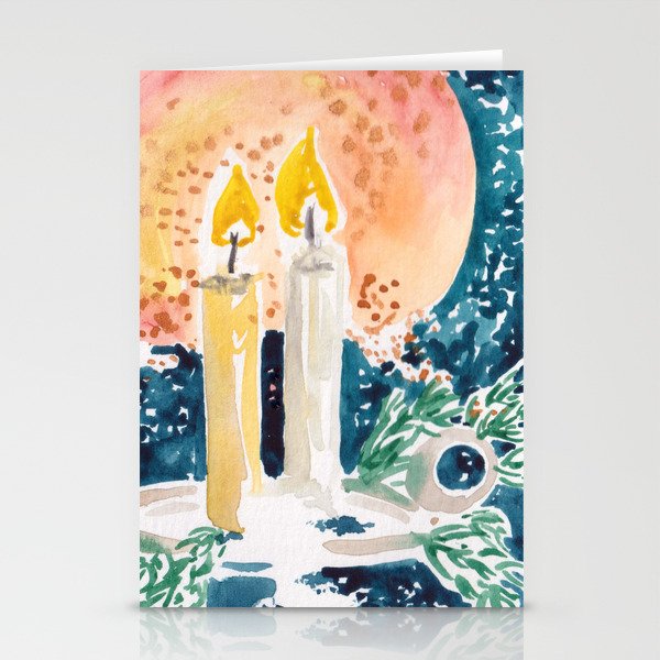 Candlelight Stationery Cards