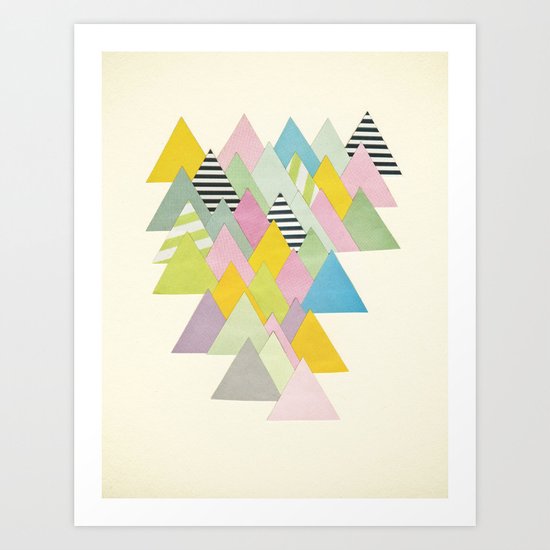 French Alps Art Print
