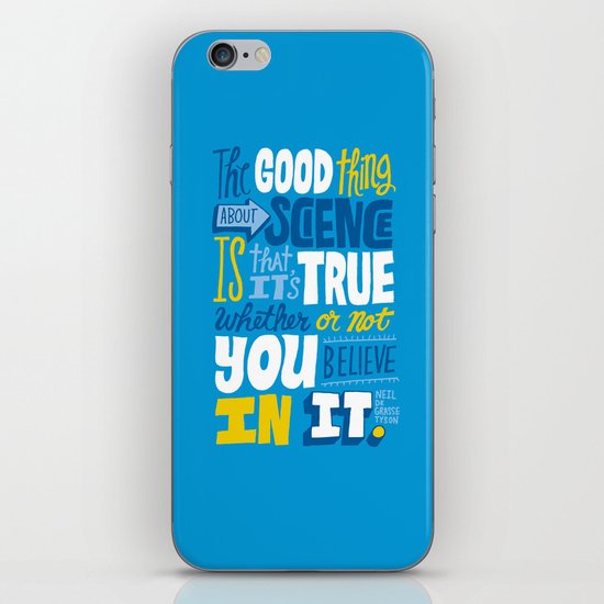 The Good Thing About Science iPhone Skin