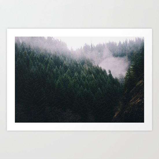 Forest Fog V Art Print