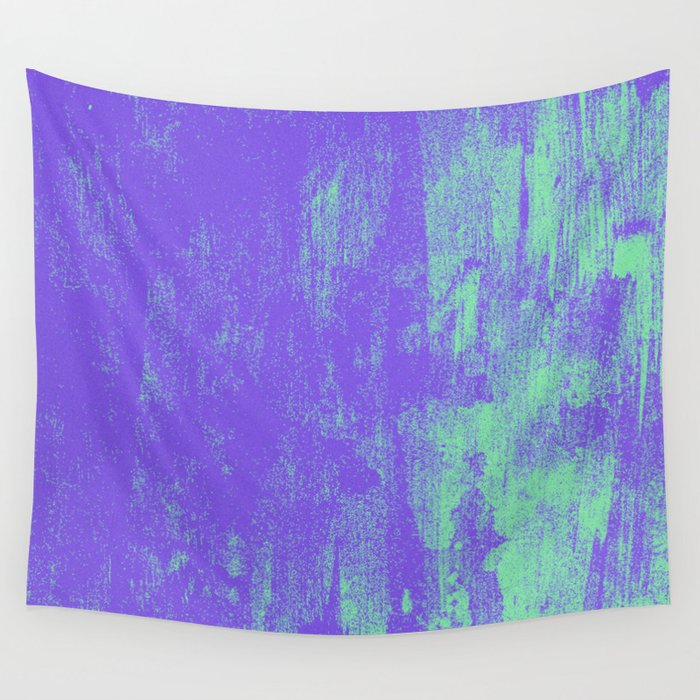 Neon Oil Painting design Wall Tapestry