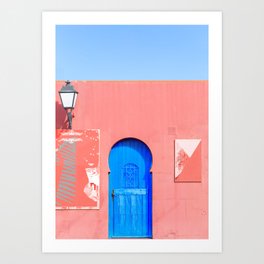 Exotic Door - Blue Entrance - Architecture Art Print