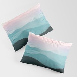 Smoky Mountain National Park Sunset Layers III - Nature Photography Pillow Sham