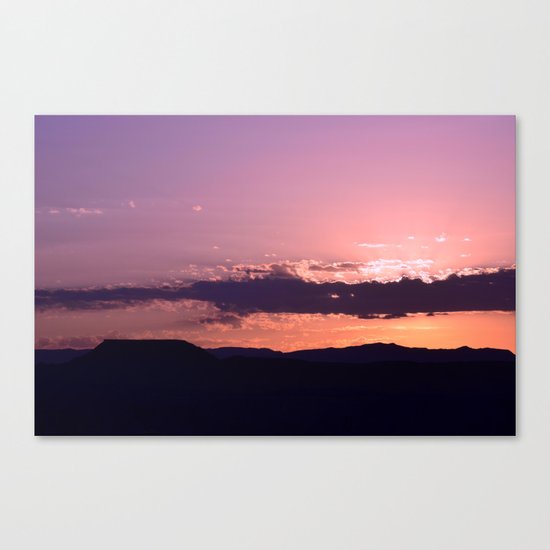 Southwest Sunrise - III Canvas Print