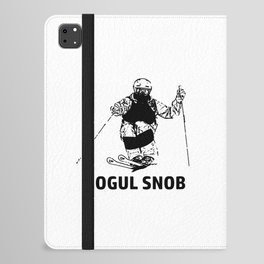 Mogul Skiing Snob iPad Folio Case