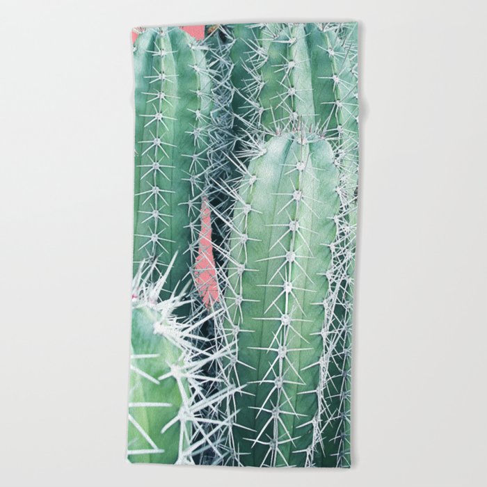 Cactus Up Close #society6 #decor #buyart Beach Towel