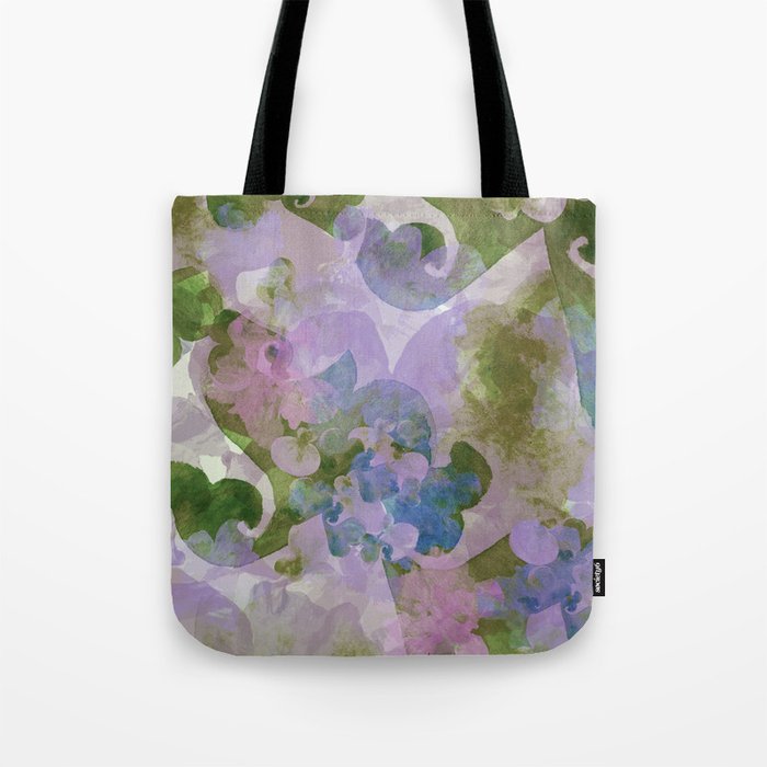 Water Color - hand-painted Heart-Whales - 02 multi-color pattern Tote Bag
