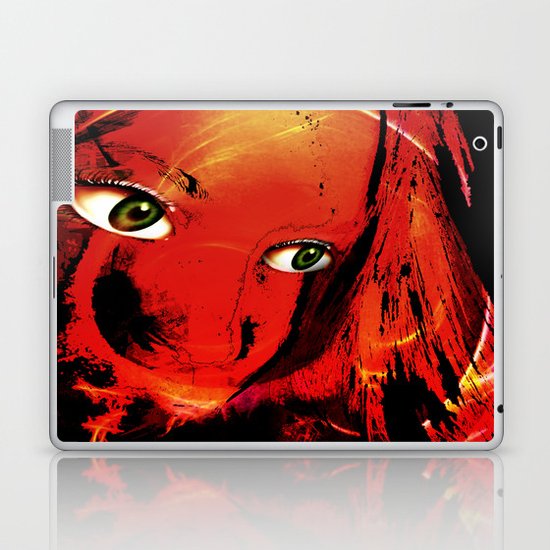 Nameless woman Laptop & iPad Skin