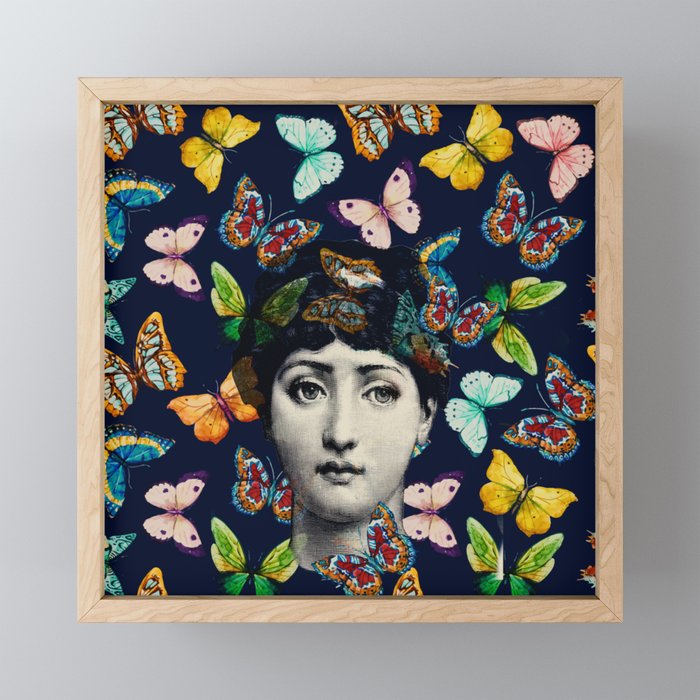 The Butterfly Queen Framed Mini Art Print