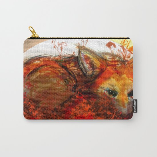 Fox in Sunset III Carry-All Pouch