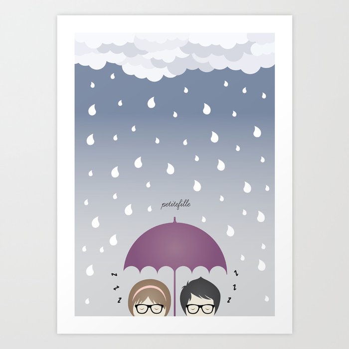 Oh, rainy day! Art Print