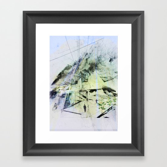 Network Framed Art Print