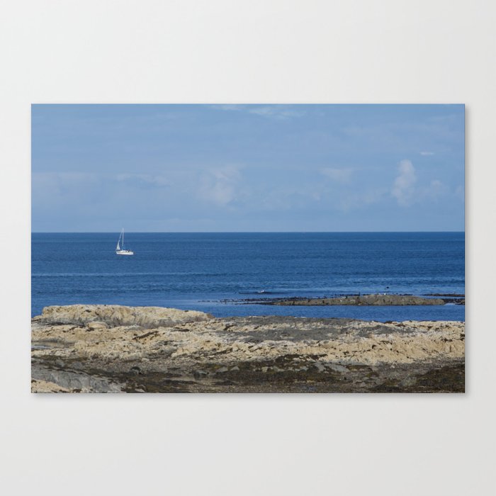 Boat on the Ocean Canvas Print